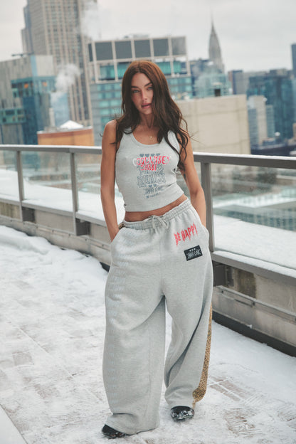 THE BE HAPPY TANK - GREY