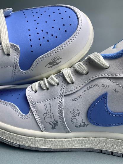 Air Jordan 1 Low-Top Sneakers (Men's & Women's)